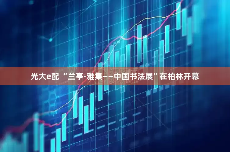 光大e配 “兰亭·雅集——中国书法展”在柏林开幕