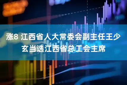 涨8 江西省人大常委会副主任王少玄当选江西省总工会主席